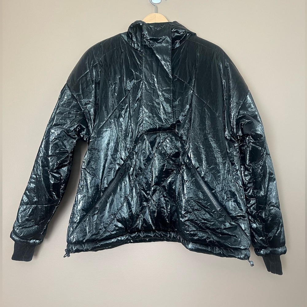 {FP Movement} Polar Ice Puffer Pullover Jacket in Black - Womens XS - NWT